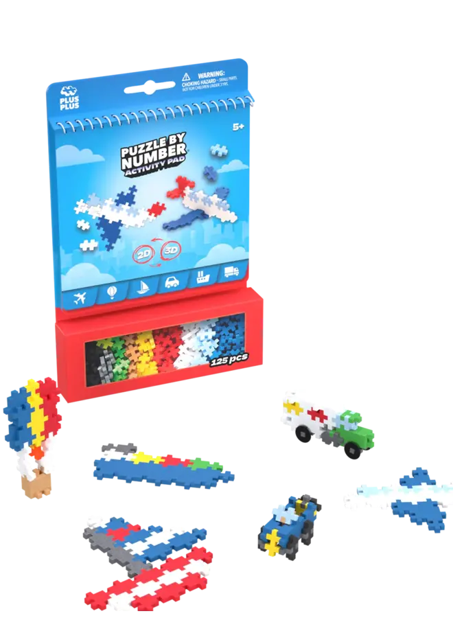 Plus-Plus | Activity Pad - Transport
