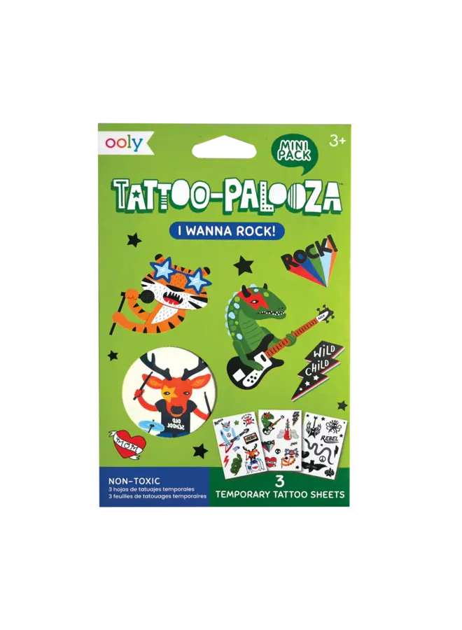 Ooly | Mini Temporary Tattoos - Wanna Rock