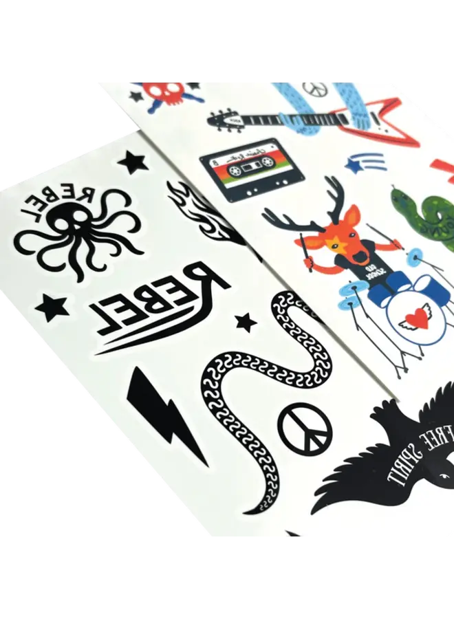 Ooly | Mini Temporary Tattoos - Wanna Rock