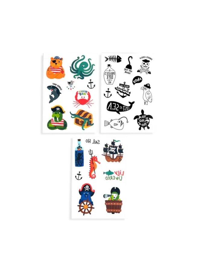 Ooly | Mini Temporary Tattoos - Pirate's Life