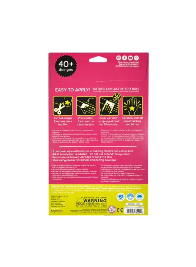 Ooly | Tattoo Palooza Temporary Glow Tattoos - Magic Moonbeans