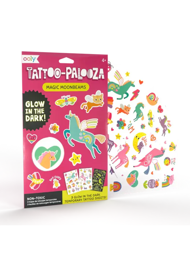 Ooly | Tattoo Palooza Temporary Glow Tattoos - Magic Moonbeans