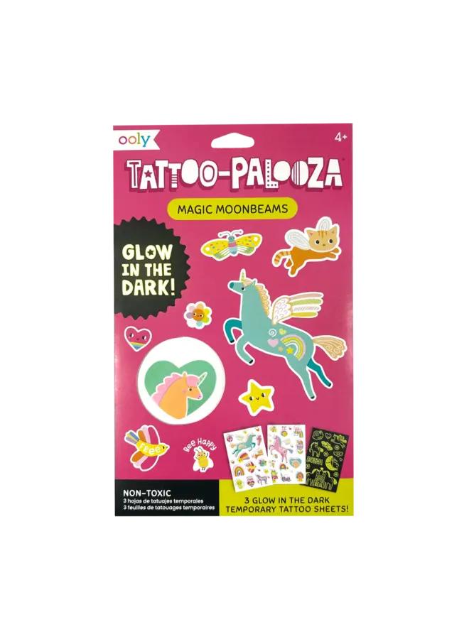 Ooly | Tattoo Palooza Temporary Glow Tattoos - Magic Moonbeans
