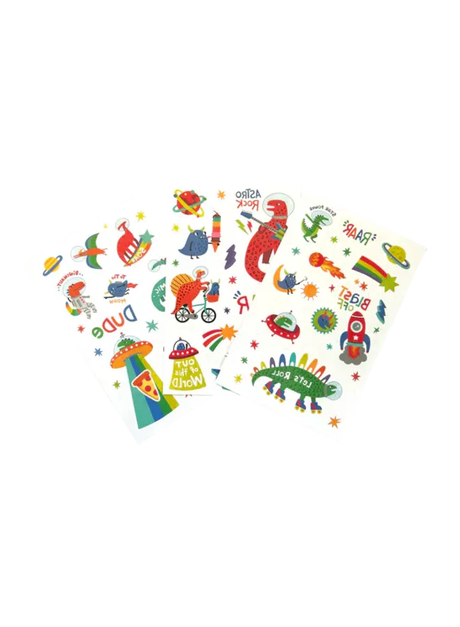 Ooly | Tattoo Palooza Temporary Glow Tattoos - Gravity Dinos