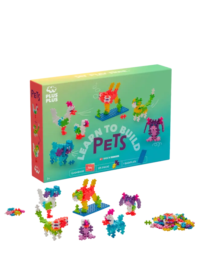 Plus-Plus | Learn to Build | Pets - 275 stuks