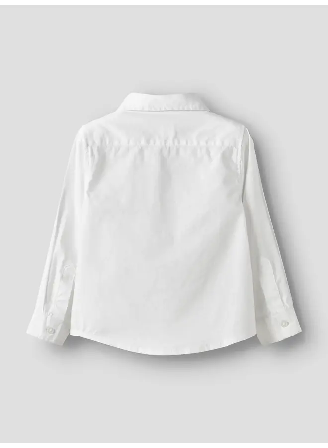 NMMREFRED LS SHIRT - Bright White