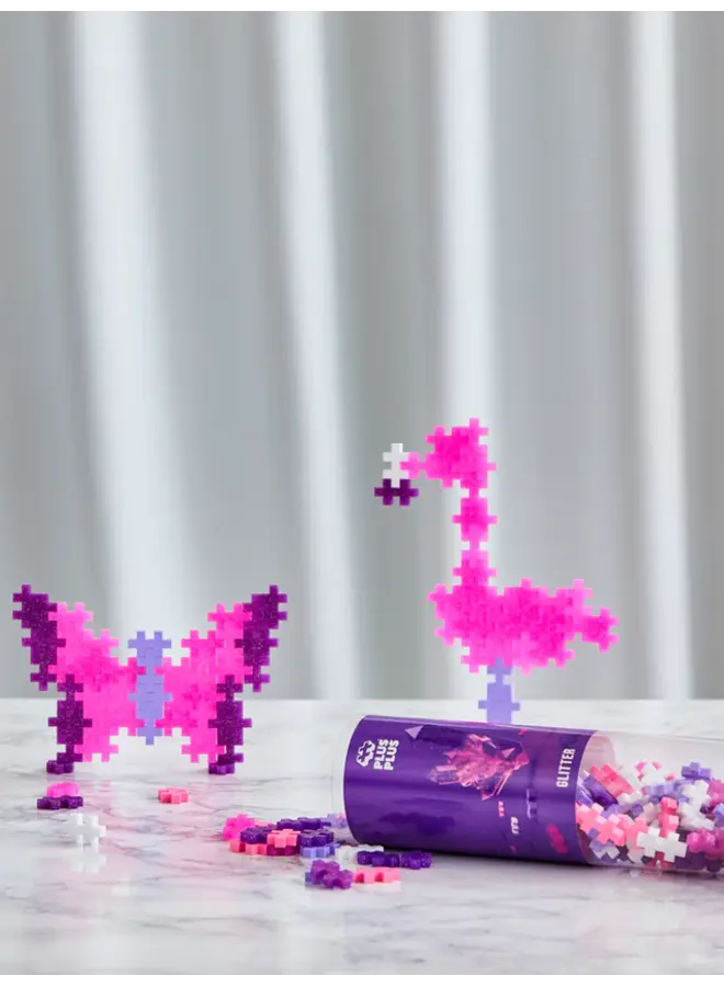 Plus-Plus | Glitter Tube - 100 stuks