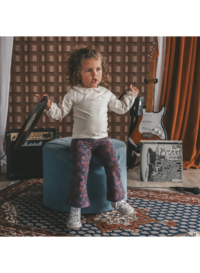 Glam Flower | Flared Legging