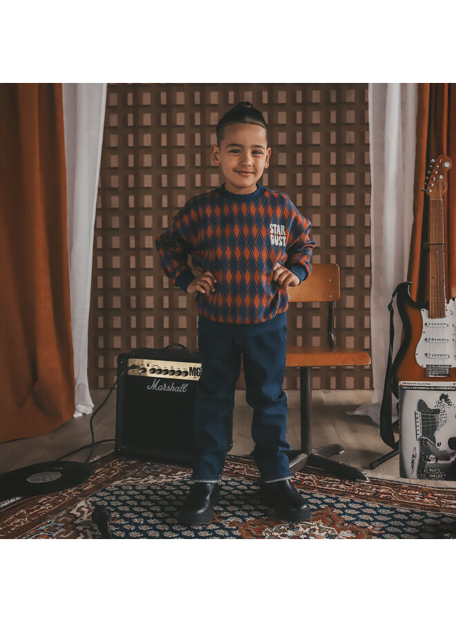 Checker | Wide Sweater