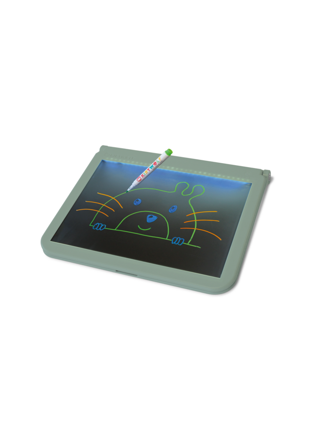 Kidywolf - Kidydraw Pro lichtgevende tablet groen