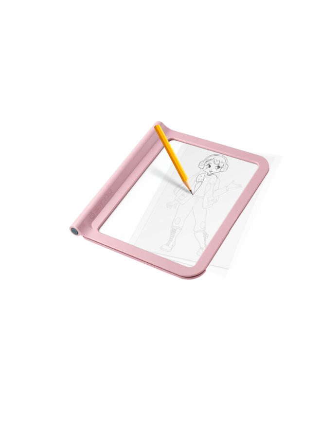 Kidywolf - Kidydraw Pro lichtgevende tablet Roze