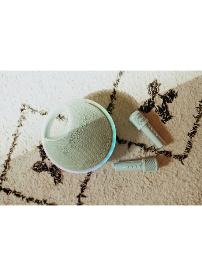 Kidywolf - Kidykaraoke luidspreker met 2 microfoons