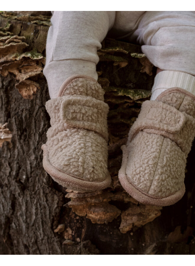 Slipper Teddy Fleece | Beige