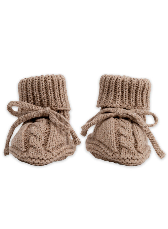 Slipper Knit Cable | Fudge