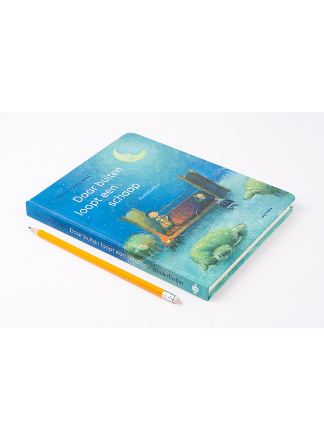 Daar buiten loopt een schaap