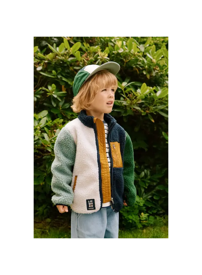 Nolan Pile Jacket - Peppermint multi mix