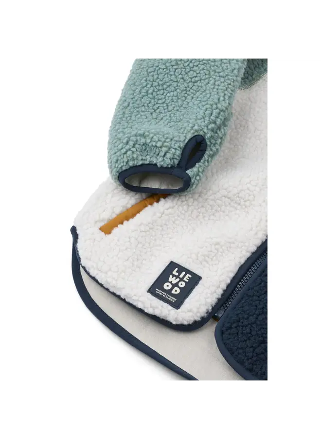 Nolan Pile Jacket - Peppermint multi mix