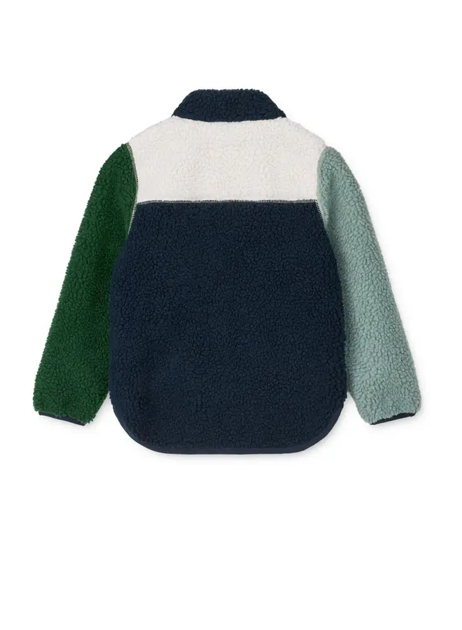 Nolan Pile Jacket - Peppermint multi mix