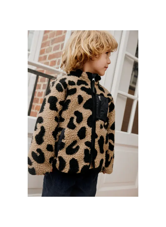 Nolan Pile Jacket - Mega leo / Oat mix