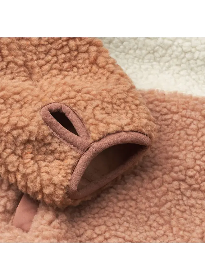 Nolan Pile Jacket - Tuscany rose multi mix