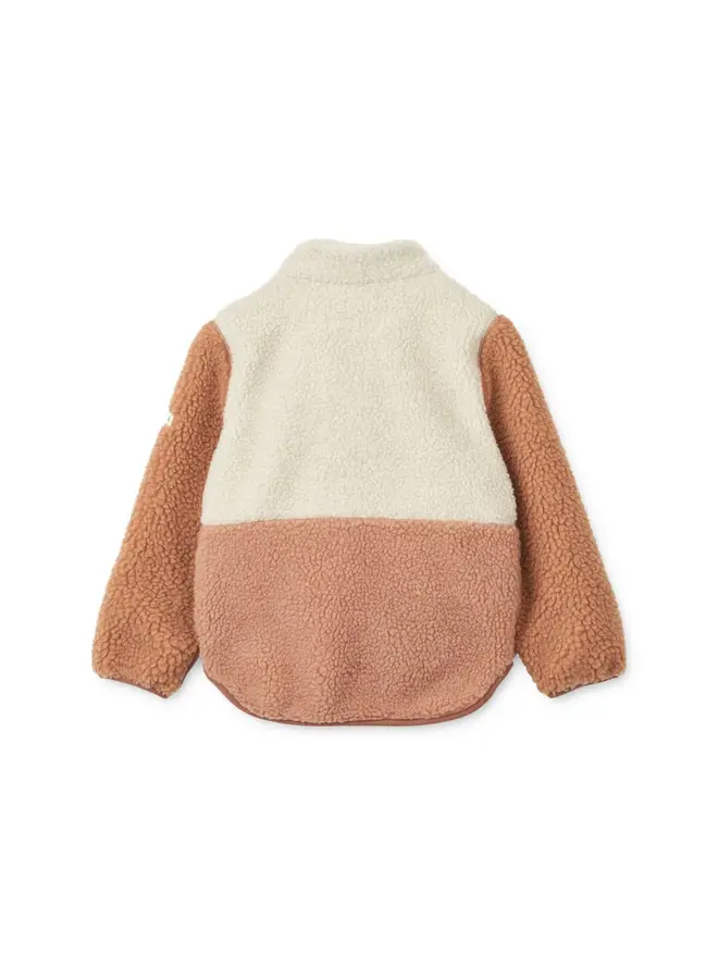 Nolan Pile Jacket - Tuscany rose multi mix