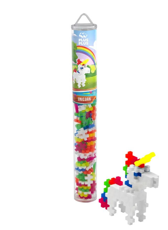 Plus-Plus | Eenhoorn Tube - 100 stuks