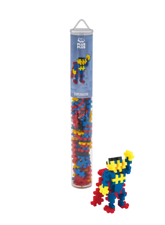 Plus-Plus | Superheld Tube - 100 stuks
