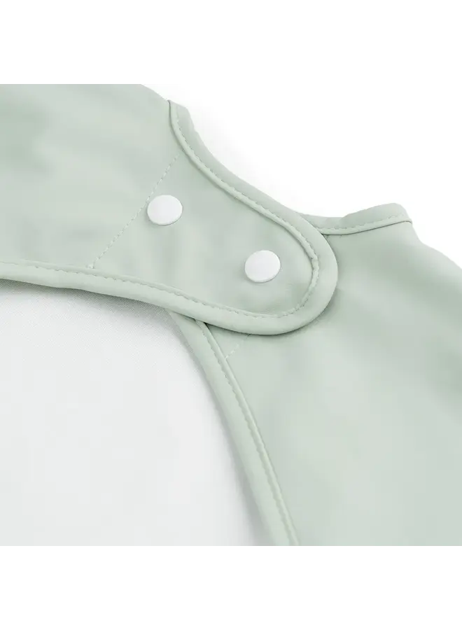 Sleeved Pocket bib Croco Green