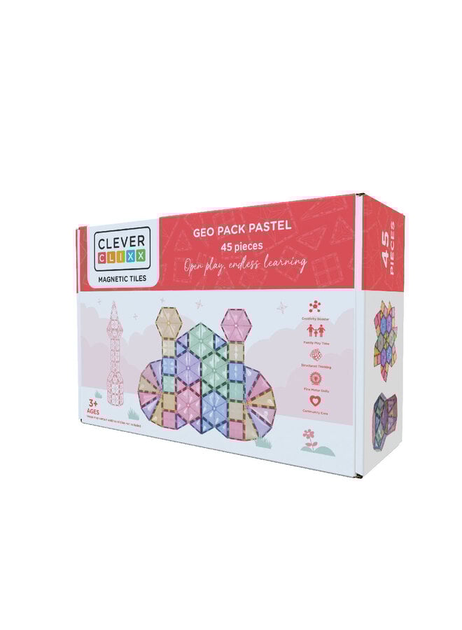 Cleverclixx | Geo Pack Pastel - 45 Stuks
