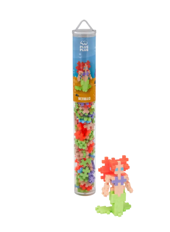 Plus-Plus | Zeemeermin Tube - 100 stuks