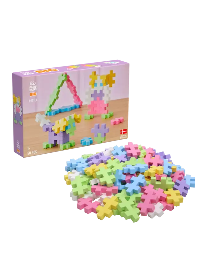 Plus-Plus BIG | Pastel 50 stuks