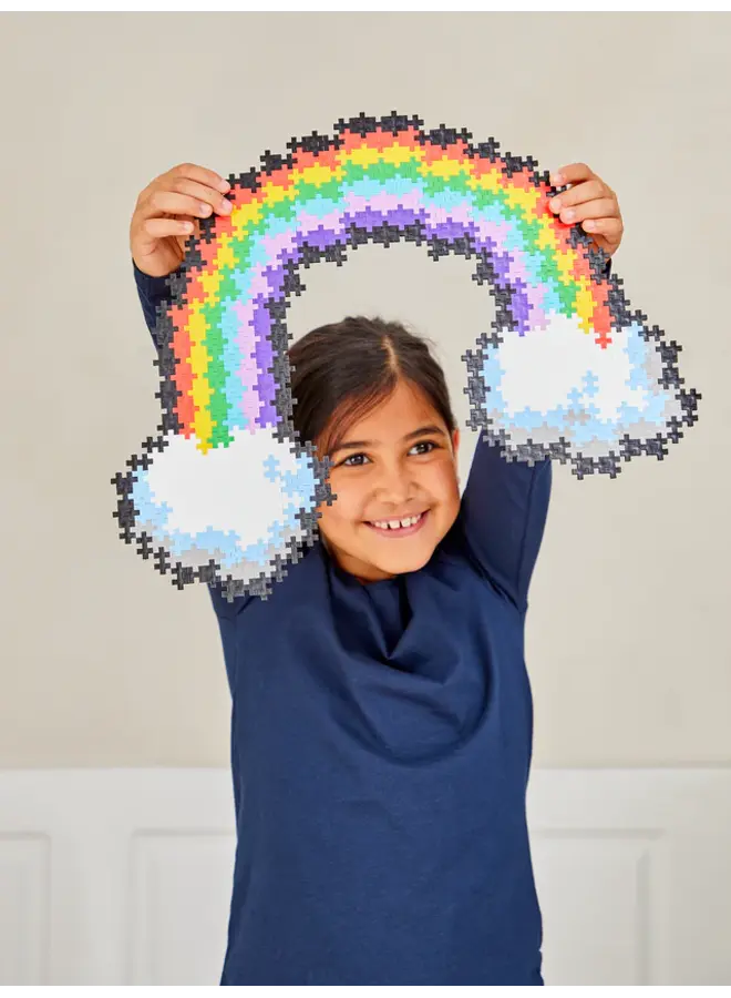 Plus-Plus | Puzzle by Number Regenboog - 500 stuks