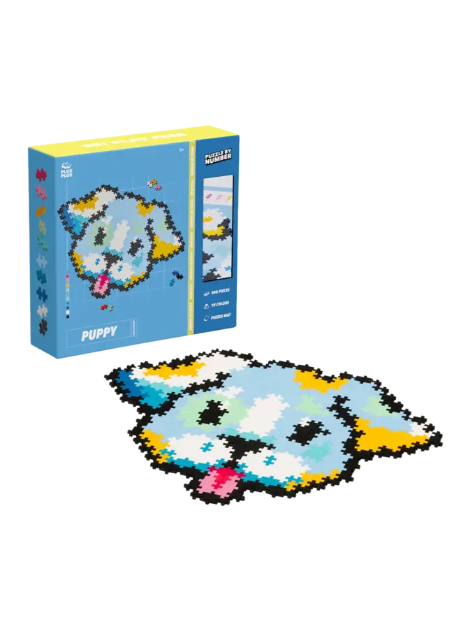Plus-Plus | Puzzle by Number Dog- 500 stuks