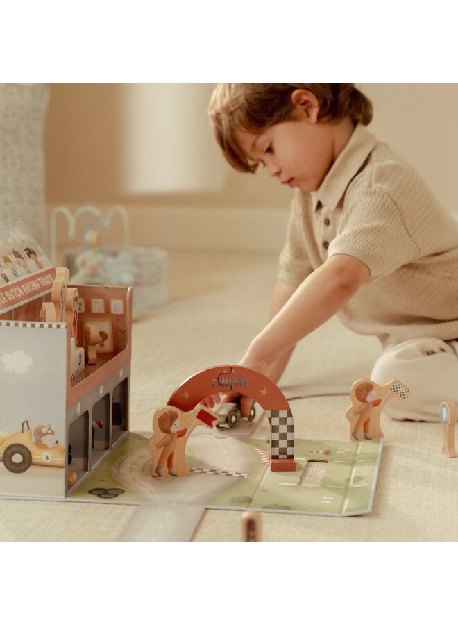 Little Dutch | Speelkoffer met racebaan