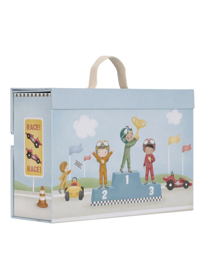 Little Dutch | Speelkoffer met racebaan