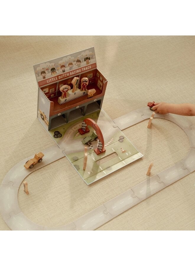 Little Dutch | Speelkoffer met racebaan