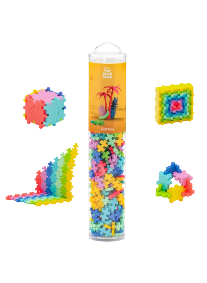 Plus-Plus | Tropical Tube - 240 stuks