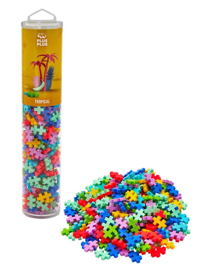 Plus-Plus | Tropical Tube - 240 stuks