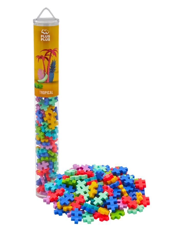 Plus-Plus | Tropical Tube - 100 stuks