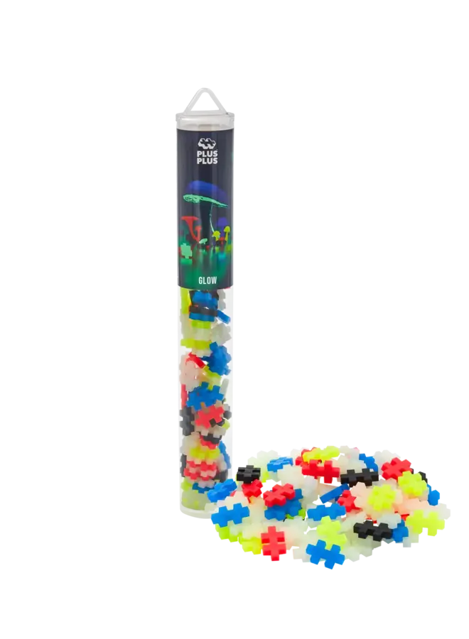 Plus-Plus | Glow Tube - 100 stuks