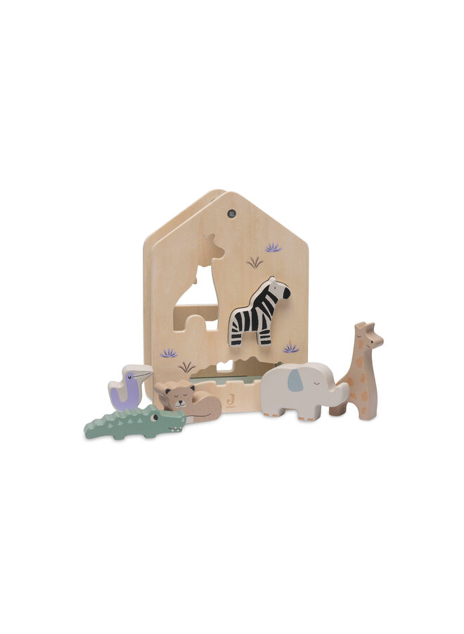 Jollein | Houten Sorteerstoof - Jungle Jambo