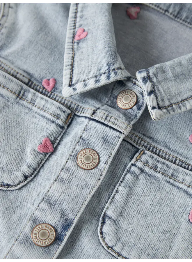 Name it - NMFELISA Denim Jacket Hearts