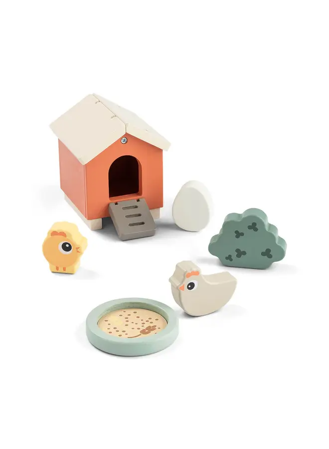 Tiny farm play set Clucky