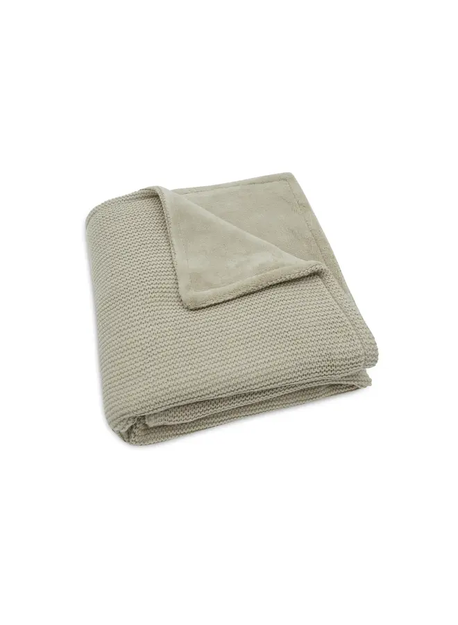 Jollein | Deken Basic Knit - Olive Fleece
