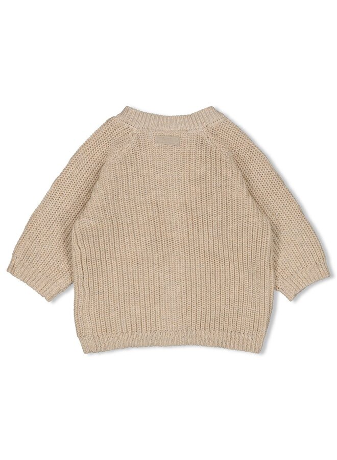 Vestje gebreid – Elephant | Taupe Melange