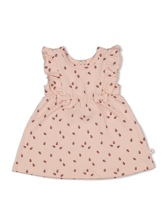 Jurk AOP - K/M Ladybug | L. Roze