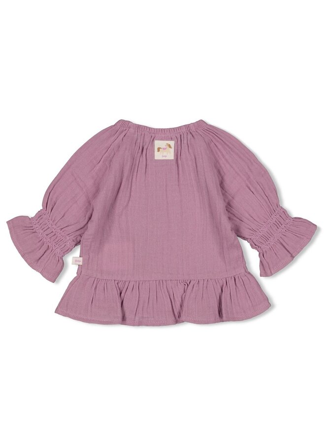 Longsleeve ruches mousseline - Flower Ranch