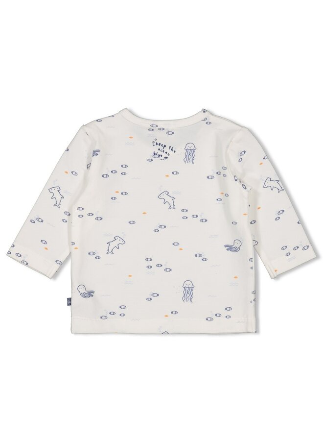Longsleeve AOP - Blue Ocean | Off-White