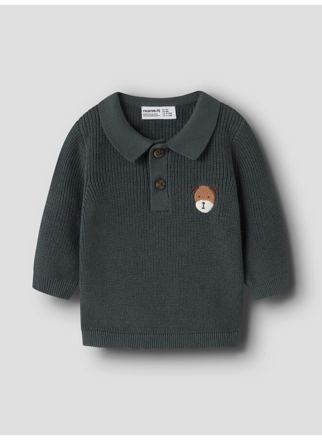 NBMTANT LS KNIT POLO - URBAN CHIC