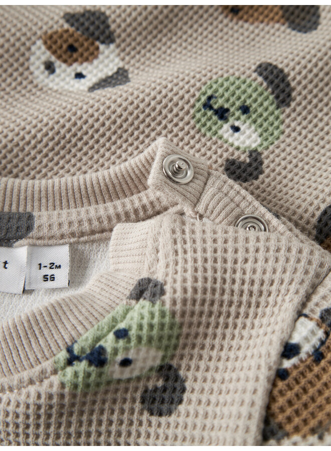 NBMTIMM LS O-NECK - PUMICE STONE